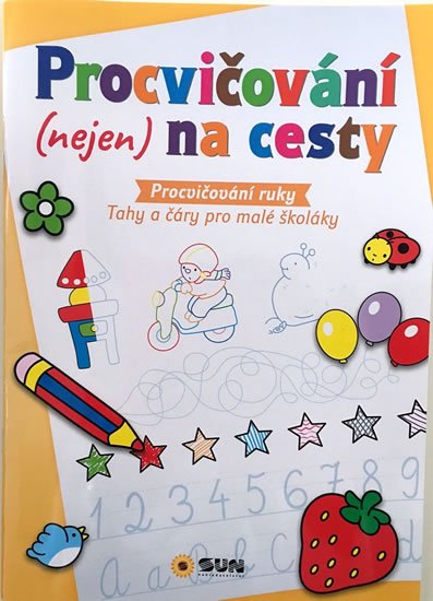 neuveden: Procvičování ruky - Tahy a čáry pro malé školáky