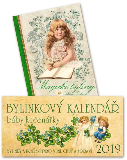 Trnková Klára: Kalendář 2019 Bylinkový + Magické bylinky