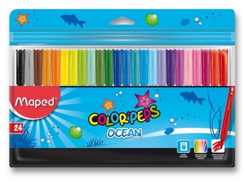 neuveden: Maped - Fixy Color´Peps Ocean 24 barev