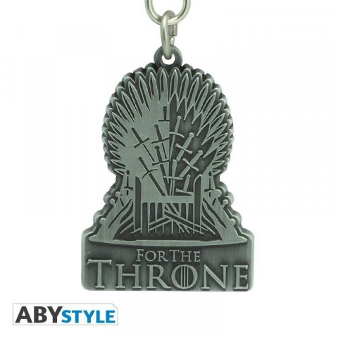 neuveden: Game of Thrones Kovová klíčenka - For the Throne