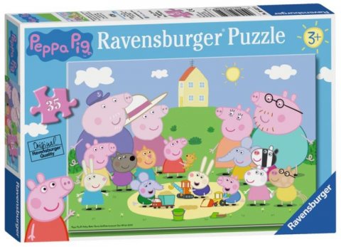 neuveden: Puzzle Prasátko Peppa na pískovišti 35 dílků