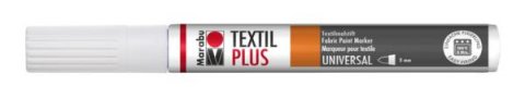 neuveden: Marabu Popisovač na tmavý textil/bílý 3 mm