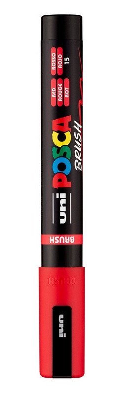 neuveden: Posca popisovač PC-5BR - červený 1 - 4 mm