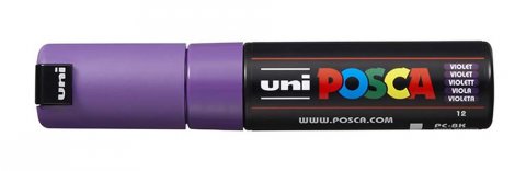 neuveden: POSCA akrylový popisovač - fialový 8 mm neuveden: POSCA akrylový popisovač - fialový 8 mm