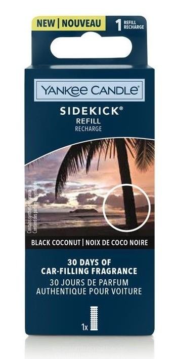 neuveden: YANKEE CANDLE Sidekick Black Coconut - vůně do auta náhradní náplň