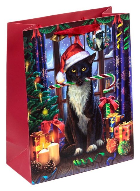 : Dárková taška - vánoční Velká Lisa Parker Kočka Krampus