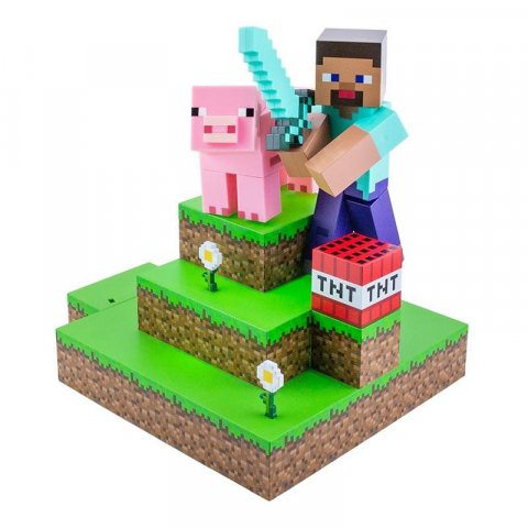 neuveden: Minecraft Světlo - Steve diorama