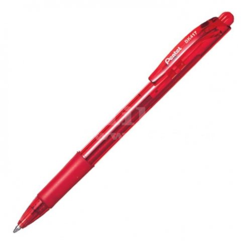 neuveden: Pentel Kuličkové pero BK417 - červené