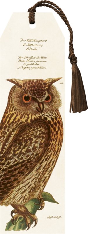 -: Knižní záložka Forest Animals - Owl