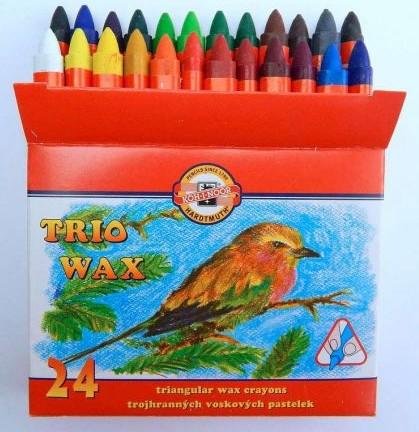 neuveden: Koh-i-noor voskovky TRIO WAX 24ks/10 mm neuveden: Koh-i-noor voskovky TRIO WAX 24ks/10 mm