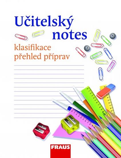 neuveden: Učitelský notes - s motivem Psací potřeby