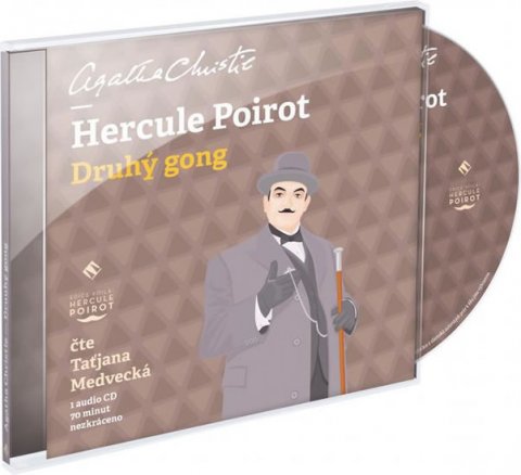 Christie Agatha: Hercule Poirot - Druhý gong - 1audio CD (čte Taťjana Medvecká) Christie Agatha: Hercule Poirot - Druhý gong - 1audio CD (čte Taťjana Medvecká)