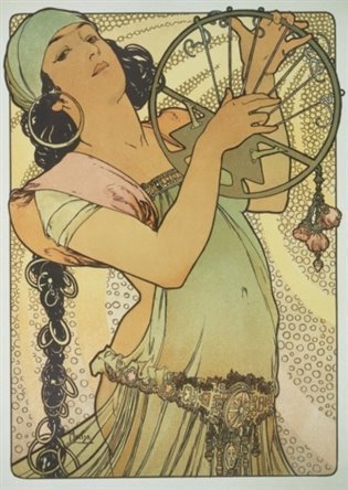 neuveden: Pohled Alfons Mucha – Salome, krátký