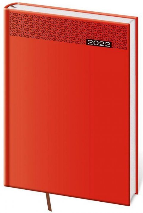 neuveden: Diář 2022 Gommato - červený, týdenní, B5