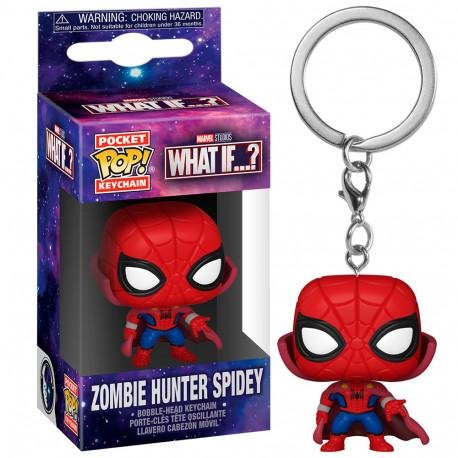 neuveden: Funko POP Keychain: Marvel What If - Zombie Hunter Spidey (klíčenka)