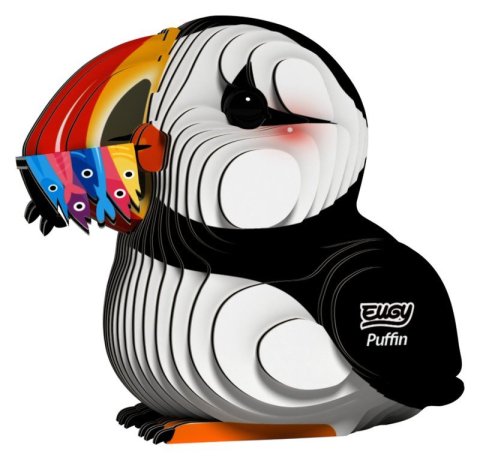 : EUGY 3D kartonová skládačka - Papuchalk
