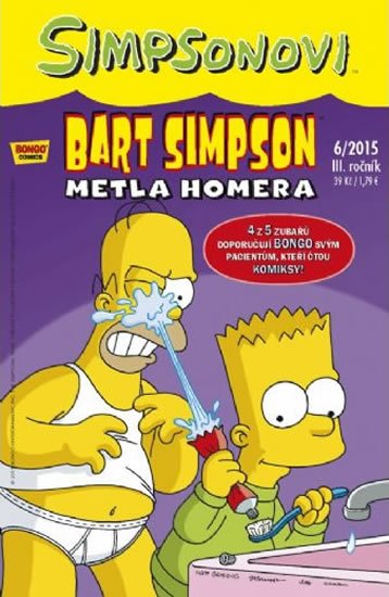 Groening Matt: Simpsonovi - Bart Simpson 06/15 - Metla Homera Groening Matt: Simpsonovi - Bart Simpson 06/15 - Metla Homera