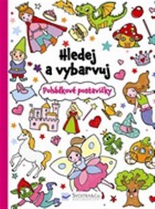 neuveden: Hledej a vybarvuj - Pohádkové postavičky