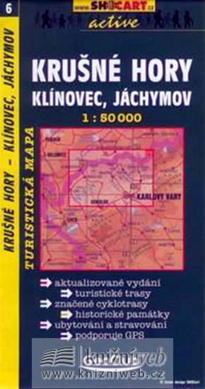 neuveden: SC 006 Krušné hory, Klínovec, Jáchymov 1:50 000