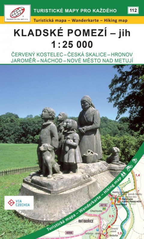 neuveden: Kladské pomezí - jih 1 : 25 000 / 112 Turistické mapy pro každého