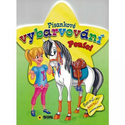 neuveden: Písankové vybarvování - Poníci - zelené neuveden: Písankové vybarvování - Poníci - zelené