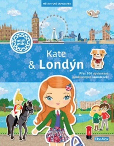 neuveden: Kate & Londýn - Město plné samolepek neuveden: Kate & Londýn - Město plné samolepek