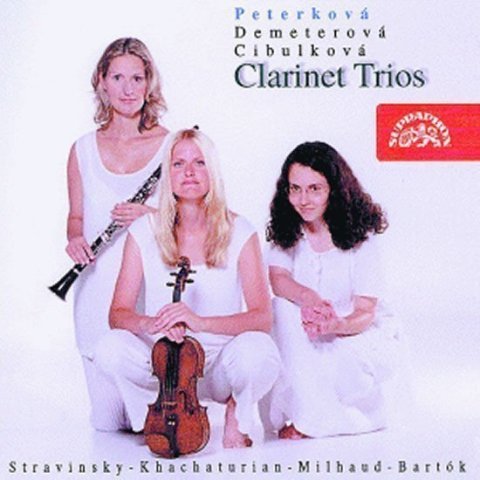 Různí interpreti: Bartók, Chačaturjan, Milhaud, Stravinskij - Klarinetová tria - CD