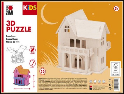 neuveden: Marabu KiDS 3D Puzzle - Dream House