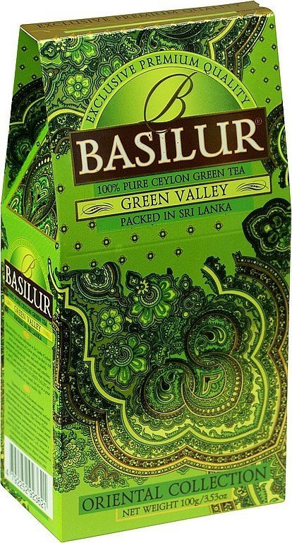 neuveden: BASILUR Orient Green Valley papír 100g