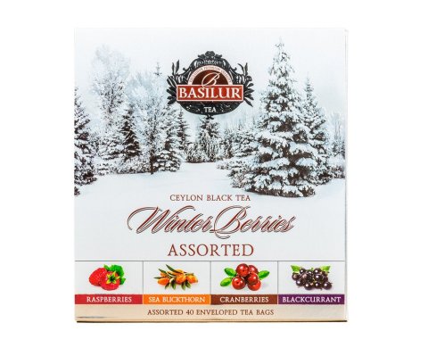 neuveden: BASILUR Winter Berries Assorted přebal 40 gastro sáčků