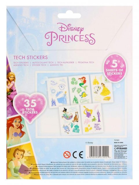 neuveden: Sada samolepek Disney princezny neuveden: Sada samolepek Disney princezny