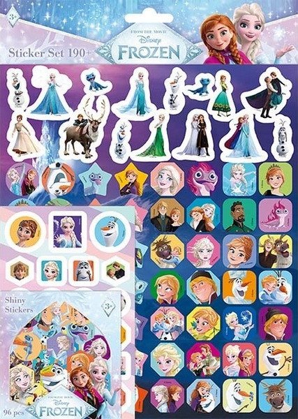 -: Ledové království - Samolepkový set 190+