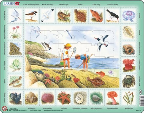 neuveden: Puzzle MAXI - Život u moře/48 dílků