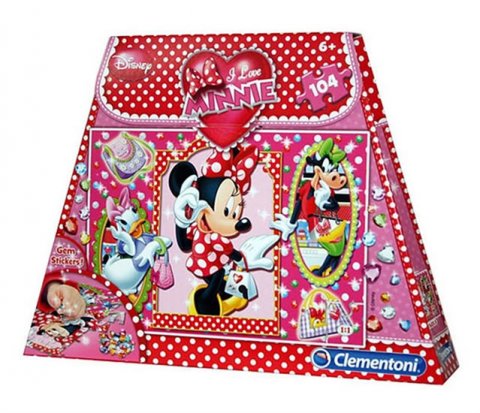 neuveden: Puzzle Parádnice Minnie - 104 dílků