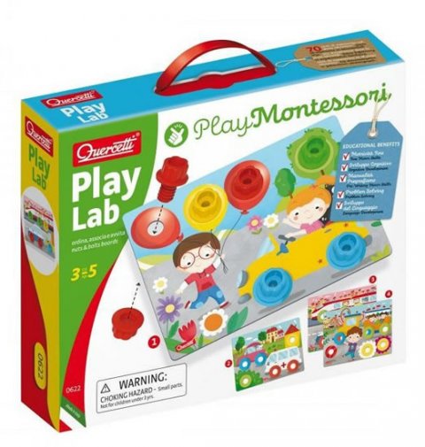 neuveden: Play Lab nuts & bolts boards - tabulky se šroubky a matičkami