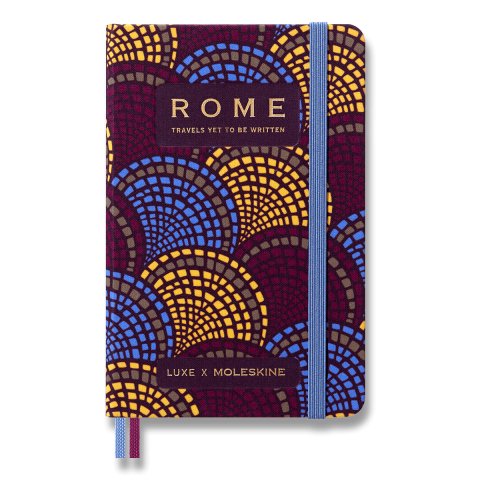 -: Zápisník Moleskine LUXE Rome - S, čistý/linkovaný