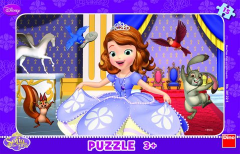 neuveden: Sofia První - rámové puzzle 15 dílků neuveden: Sofia První - rámové puzzle 15 dílků