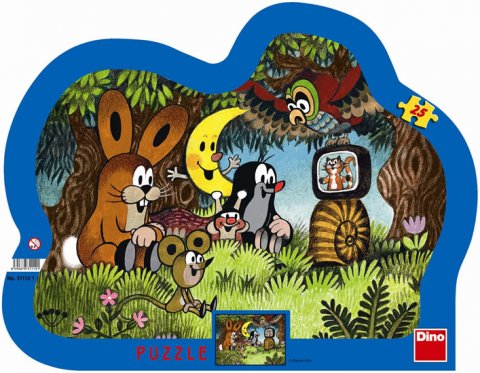 neuveden: Večer u Krtečka - tvarované puzzle 25 dí neuveden: Večer u Krtečka - tvarované puzzle 25 dí