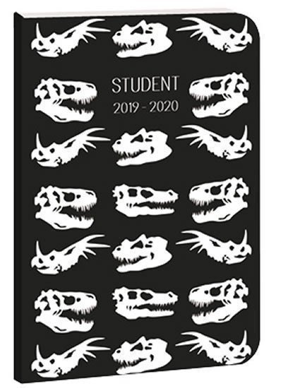 neuveden: Školní diář STUDENT Black and White