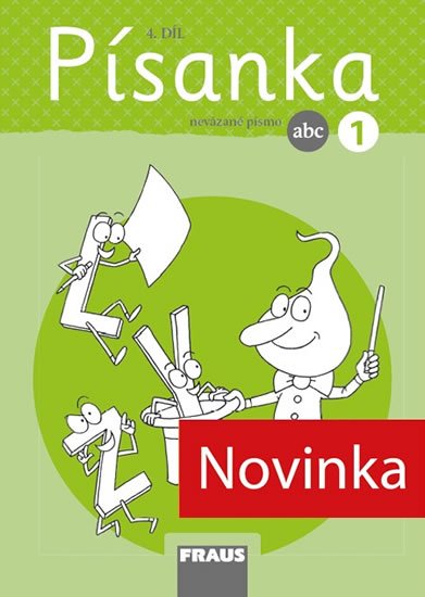Fasnerová Martina: Písanka 1/4 - nevázané písmo Fasnerová Martina: Písanka 1/4 - nevázané písmo