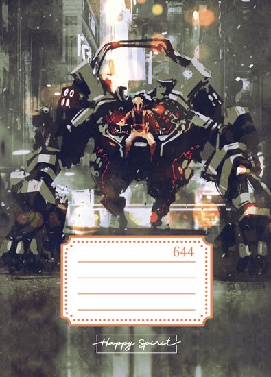 neuveden: Školní sešit 644 Robot - Sešity