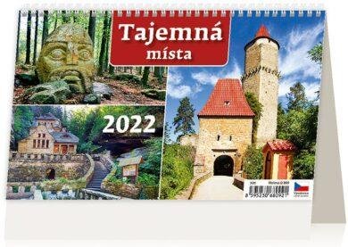 neuveden: Kalendář stolní 2022 - Tajemná místa ČR