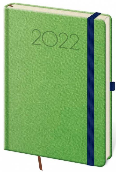 neuveden: Diář 2022 New Praga - zelený, týdenní, A5