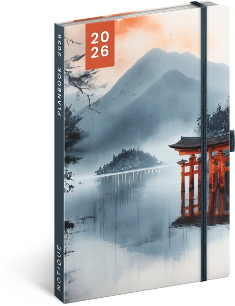 neuveden: Diář 2026: Planbook - Japonsko, 13 x 21 cm