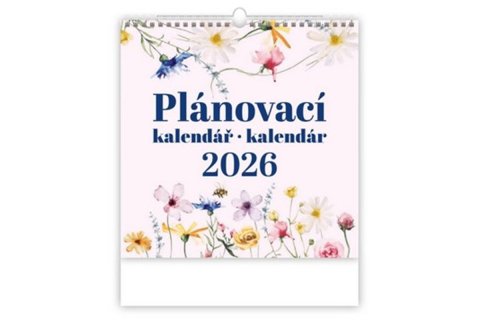 neuveden: Kalendář nástěnný 2026 - Plánovací kalendář