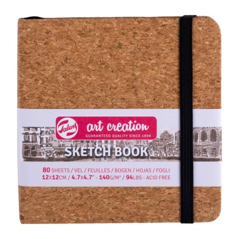 neuveden: Skicák Art Creation v pevné vazbě korek 12x12, 140g