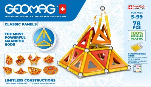 neuveden: Geomag Classic Panels 78 dílků