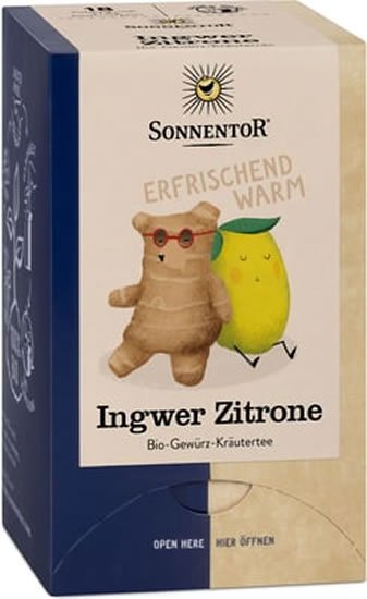 neuveden: Sonnentor - Zázvor Citron bio 32,4g porcovaný dvoukomorový