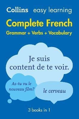 Collins Dictionaries: Easy Learning French Complete Grammar, Verbs and Vocabulary (3 books in 1):