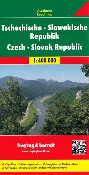 neuveden: Česká a Slovenská republika 1:400 000/oboustranná automapa